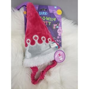 NEW Bark Box Dog Toy HAIRY PRINCESS Fairy Hat Wearable TOY Crinkle Squeak Pink